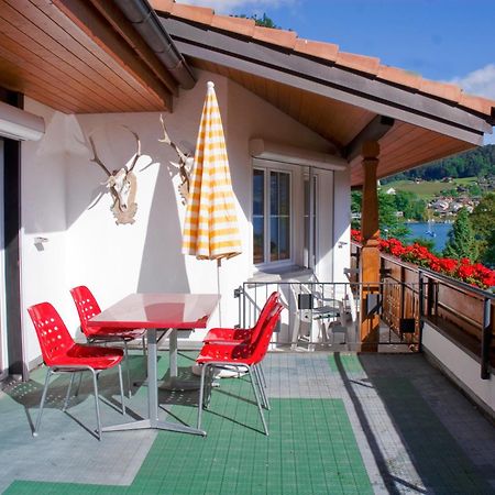 Seehotel Boutique Jaegerhof-Hubertus Faulensee Exterior foto