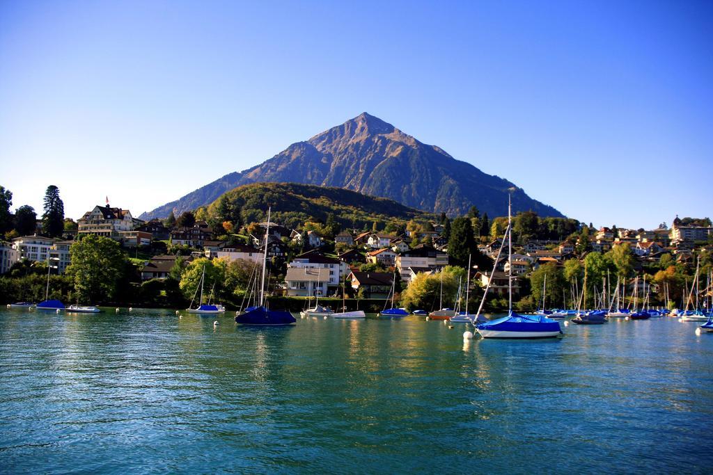 Seehotel Boutique Jaegerhof-Hubertus Faulensee Exterior foto